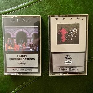 Rush Cassette Tapes - Moving Pictures and Signals
